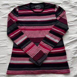 Reitmans Multicolor Striped Crew Neck Sweater